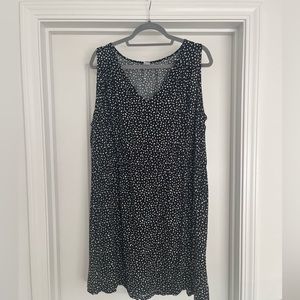 Black Dot Mini Dress XXL
